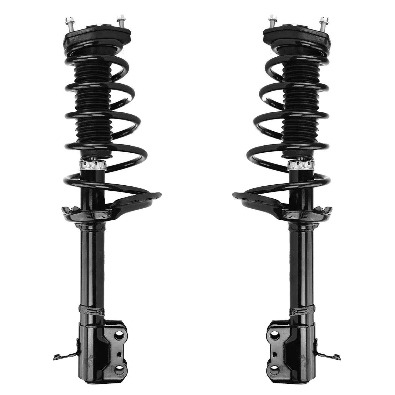 Detroit Axle - AWD Rear 2pc Struts for 10-11 Toyota Highlander, 13-15 Venza, 2 Struts w/Coil Spring Assembly 2010 2011 2012 2013 2014 2015 Replacement