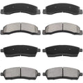 Teledu Front Rear Ceramic Brake Pads For 2000-2005 Ford Excursion Ford F-350 Super Duty