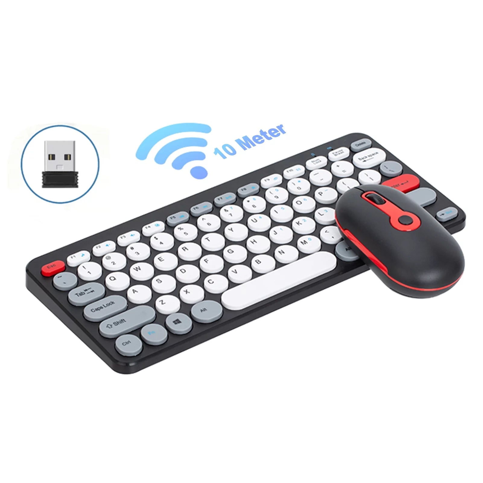 Apexeon Keyboard suit,BUZHI Mouse Combo Silent Number Keycap PC Keycap PC Notebook Slim USB Size Wireless Distinctive Number Keycap ERYUE USB Size Distinctive Size Distinctive Number Silent Slim USB
