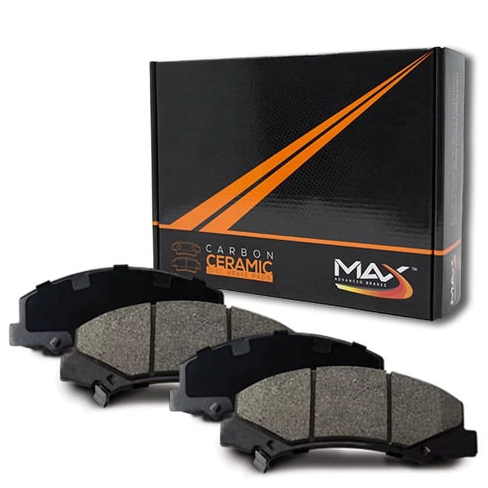 [Front] Max Brakes Carbon Ceramic Pads KT133651 Fits select: 2007-2008 AUDI A4 S-LINE 2.0T QUATTRO TURBO, 2006 AUDI A4 S-LINE 3.2 QUATTRO