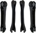 Detroit Axle - Front Control Arms for 1997-2006 Jeep Wrangler TJ, Replacement 1998 1999 2000 2001 2002 2003 2004 2005 4pc Lower and Upper Control Arms Assembly