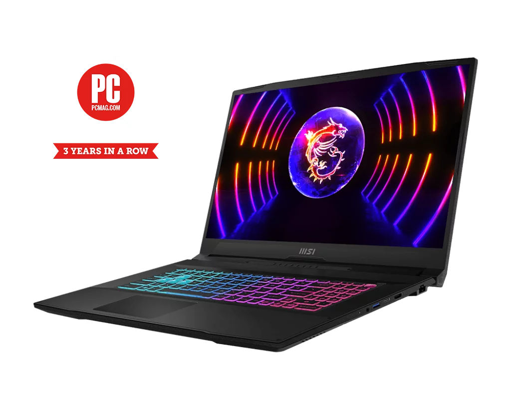 MSI Katana 17.3 Gaming Laptop, 144Hz FHD, i9-13900H, RTX 4070 8GB, 16GB DDR5, 1TB SSD, Win 11