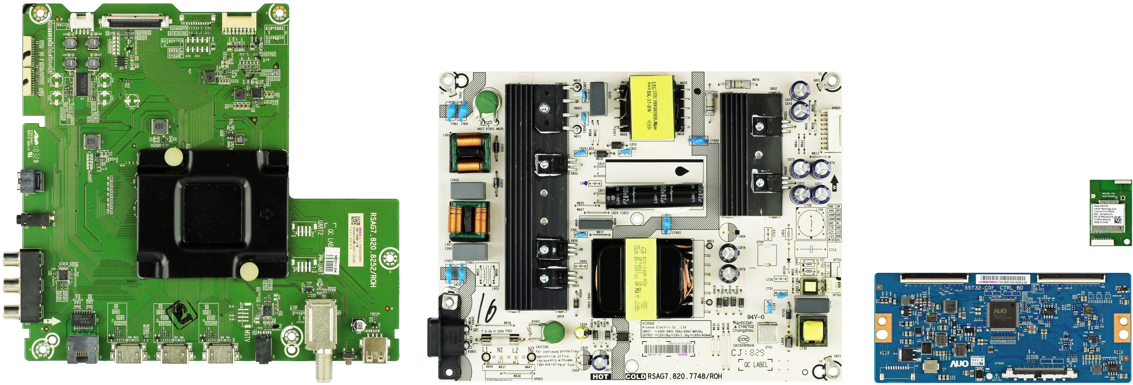 Hisense 50R6E Complete LED TV Repair Parts Kit VERSION 1 (SEE NOTE)