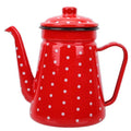 Leaves Enamel Pot Miss Espresso Machines for  Blooming Tea Maker  Kettle