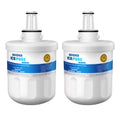 GOLDEN ICEPURE DA29-00003G Water Filter, Compatible with Samsung Aqua-Pure Plus, DA29-00003G, DA29-00003F, DA29-00003B, HAFCU1, RFG237AARS, FMS-1, RS22HDHPNSR, RSG257AARS, WSS-1, 2Pack