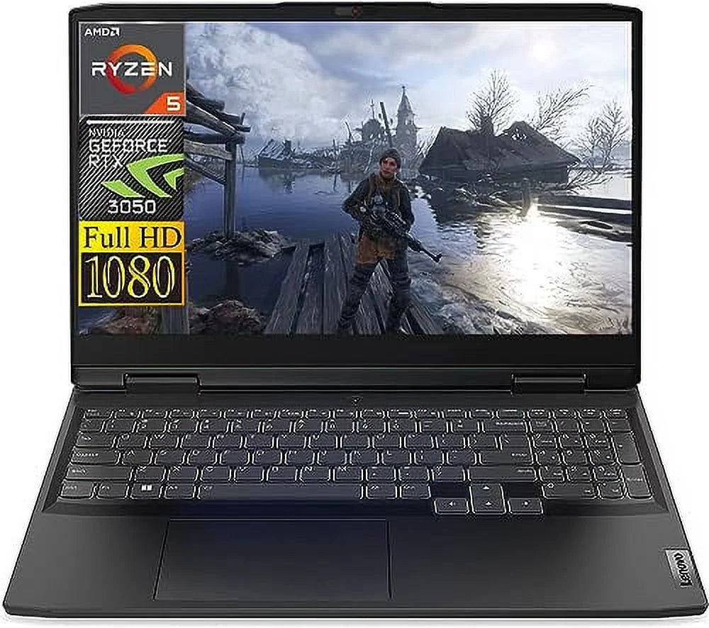 Lenovo 2023 Newest IdeaPad Gaming 3 Laptop, 15.6 FHD Display, AMD Ryzen 5 6600H Processor(6 cores), NVIDIA GeForce RTX 3050, 16GB RAM, 512GB SSD, Wi-Fi 6, Bluetooth, Numeric Keypad, Windows 11 Home