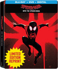 Spider-Man: Into the Spider-Verse (Steelbook) (Blu-Ray + DVD + Digital Copy), Starring Shameik Moore