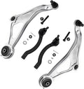 Detroit Axle - Front Lower Control Arms w/Ball Joints + Outer Tie Rods Replacement for 2015-2018 Nissan Altima 2016-2022 Nissan Maxima - 4pc Set