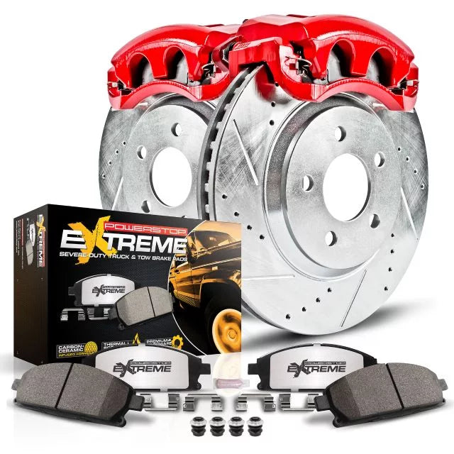 Power Stop Rear Z36 Truck & Tow Brake Kit with Calipers KC6271-36