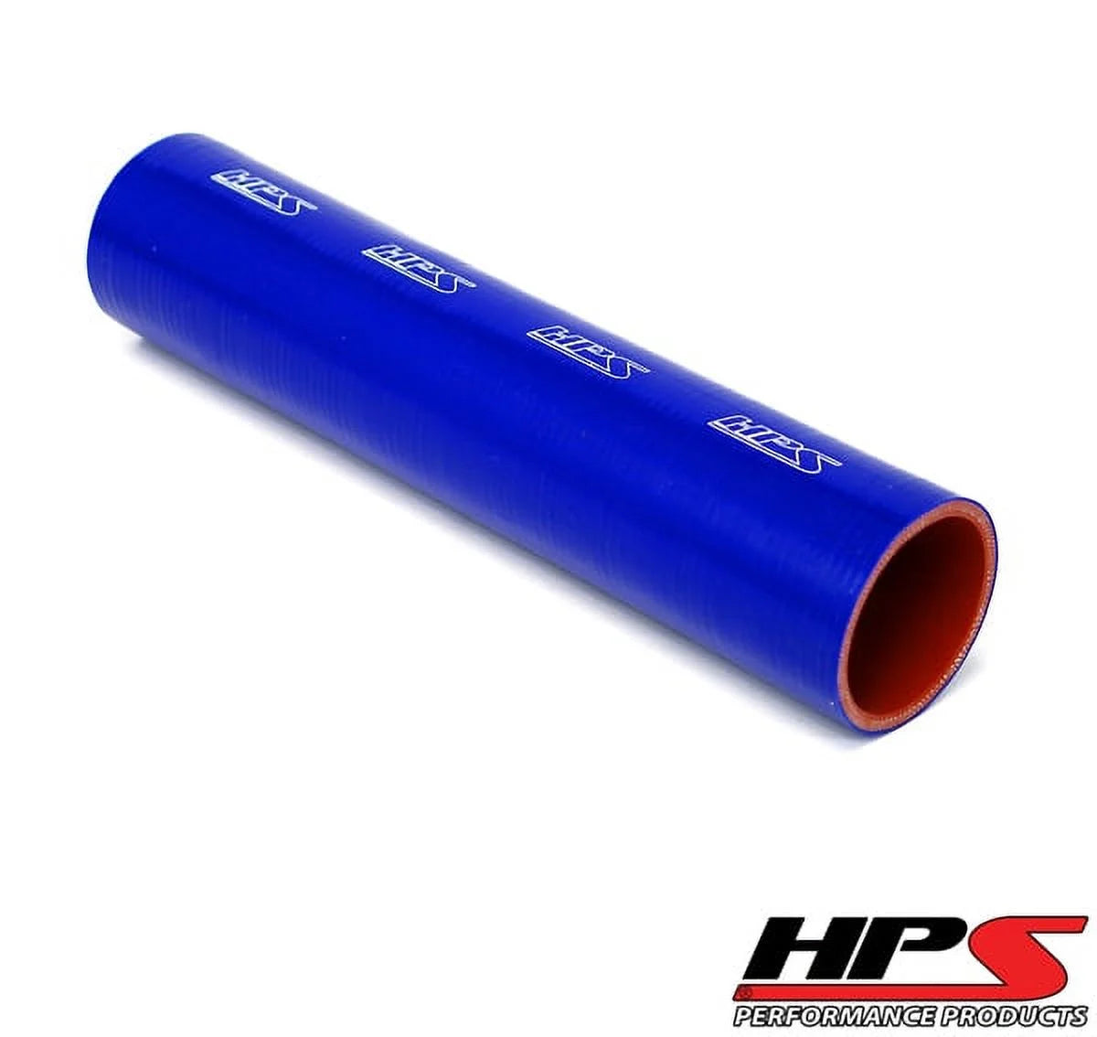 HPS 1-3/4 ID x 12 Long 4-ply Reinforced High Temp Silicone Tube Couper Hose Blue