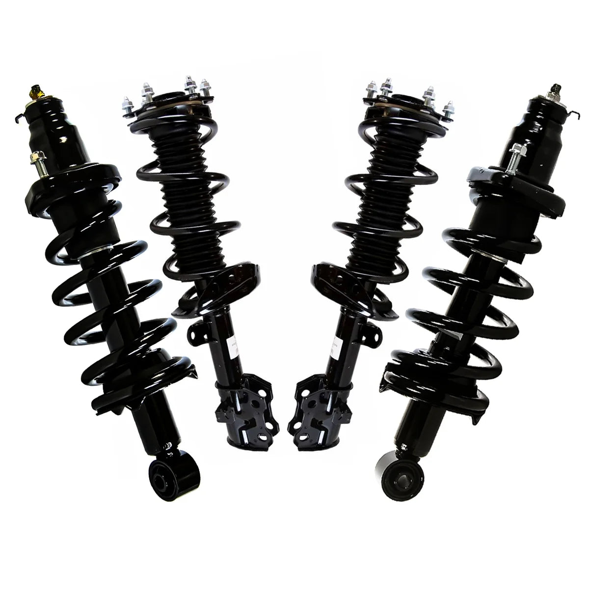 AutoShack Front & Rear Complete Struts and Coil Springs Set of 4 Replacement for 2007 2008 2009 2010 2011 Honda CR-V 2.4L 4WD FWD SUSPPKG02119