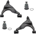 Detroit Axle - Front Lower Control Arm Assembly w/Upper Ball Joints Replacement for 2005-2015 Toyota Tacoma 4WD, Pre Runner RWD - 4pc Set