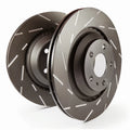 EBC Brakes USR Fine Slotted Rotors (Pair) Fits select: 2002-2004 FORD FOCUS, 2009-2011 HONDA CIVIC HYBRID