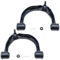 Detroit Axle - 4WD Front Upper Control Arms for 2005-2017 Toyota Tacoma 2pc Upper Control Arms Assembly 2006 2007 2008 2009 2010 2011 2012 2013 2014 2015 2016 Replacement