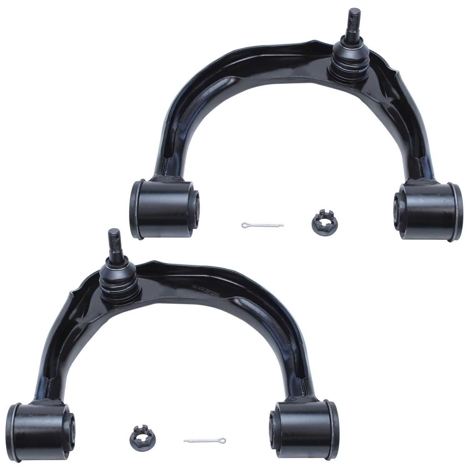 Detroit Axle - 4WD Front Upper Control Arms for 2005-2017 Toyota Tacoma 2pc Upper Control Arms Assembly 2006 2007 2008 2009 2010 2011 2012 2013 2014 2015 2016 Replacement