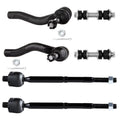 Teledu For 00-05 Toyota Echo Base 6pcs Front Inner Outer Tie Rods Sway Bar Links Kit