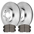 AutoShack Front Brake Rotors and Performance Ceramic Pads Kit Driver and Passenger Side Replacement for 2008-2009 Honda Accord 2009-2010 Acura TSX 2.4L 3.5L V6 FWD
