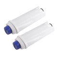moobody 2 PCS Replacement Water Filter Cartridges Compatible with Delonghi DLS C002 Automatic Coffee Machine Activated Carbon Softener