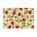 Bingfone Cherries And Ladybirds Door Mat 16X24 Front Entrance Non-Slip Low Profile Washable For Entryway