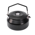 Camping Water Kettle, Teakettle Teapot Coffee Pot, Portable Kitchenware Tea Pot Water Boiler for Camp Campfire Travel Hiking Black
