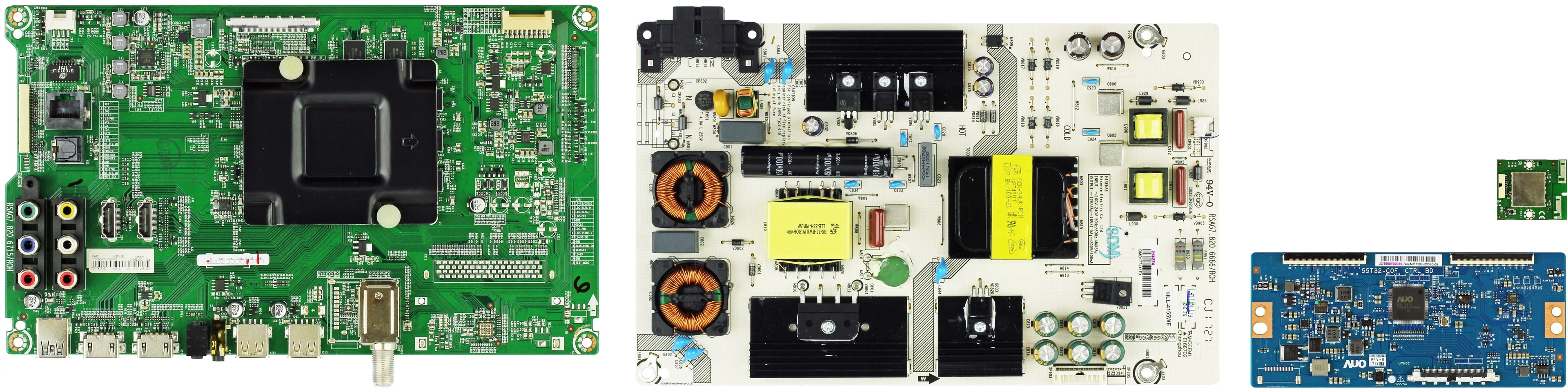 Hisense 50H6D Complete LED TV Repair Parts Kit VERSION 1 (SEE NOTE)