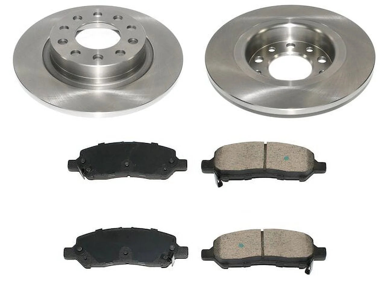 Rear Ceramic Brake Pads and Rotor Kit - Compatible with 2013 - 2016 Dodge Dart 2014 2015