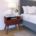 RestRite AMZMAR202NSCH Miller Low Profile Bedroom Nightstand