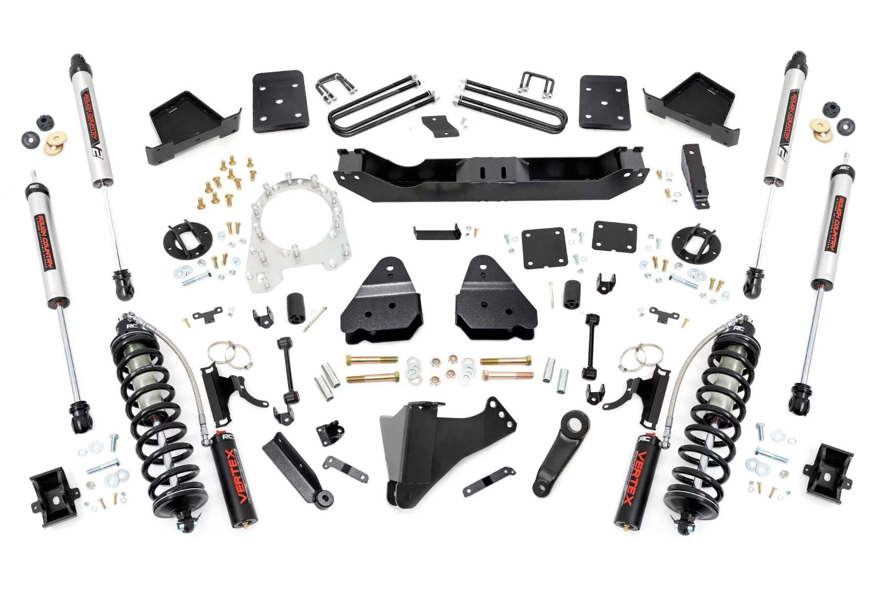 Rough Country 4.5 Coilover Lift Kit for 17-22 Ford Super Duty - 50656 Fits select: 2017-2022 FORD F250, 2017-2022 FORD F350
