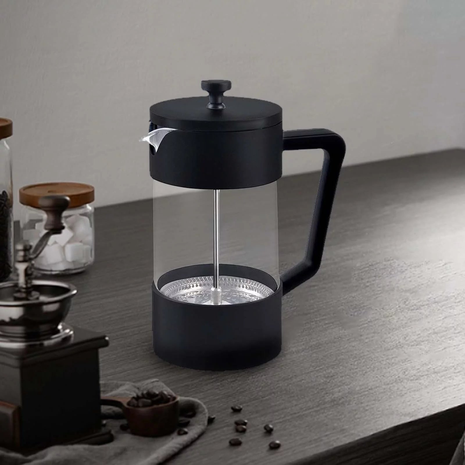 Coffee Maker Espresso Kettle Teapot for Coffee Shop Kitchen Outdoor Camping 1000ML