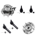 Detroit Axle - 6pc 4WD Front Wheel Hubs Outer Tie Rods Lower Ball Joints Replacement for GMC Sierra 3500 HD Fits select: 2014-2016 CHEVROLET SILVERADO C2500 HEAVY DUTY LT