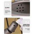 Camping Titanium Tea Pot Portable Tea Pot Coffee Pot Large Capacity 1200ml
