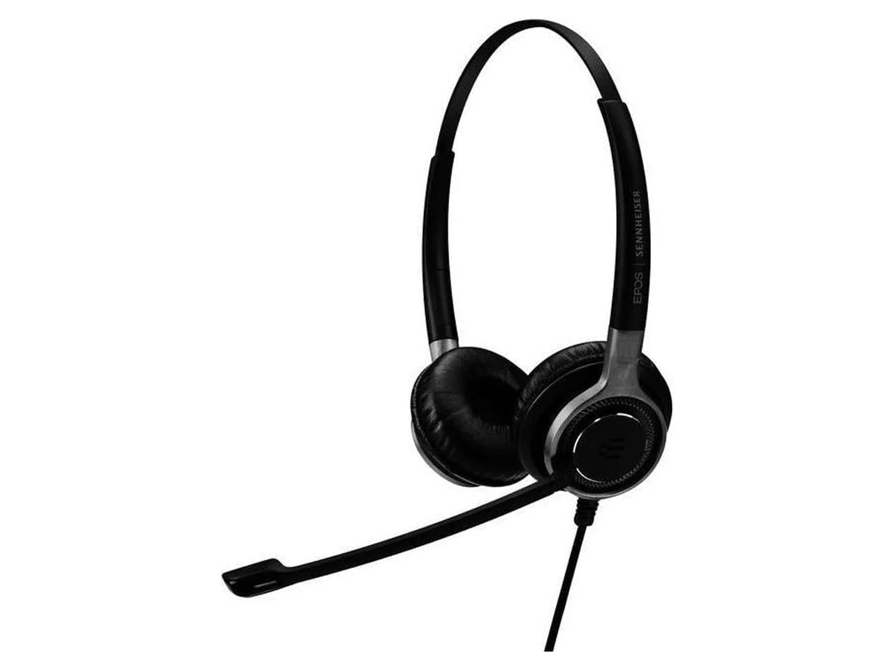 EPOS Sennheiser SC 665 USB (1000645) - Double-Sided Business Headset | UC Optimized and Skype for Business Certified | For Mobile Phone, Tablet, Softphone, and PC (Black)