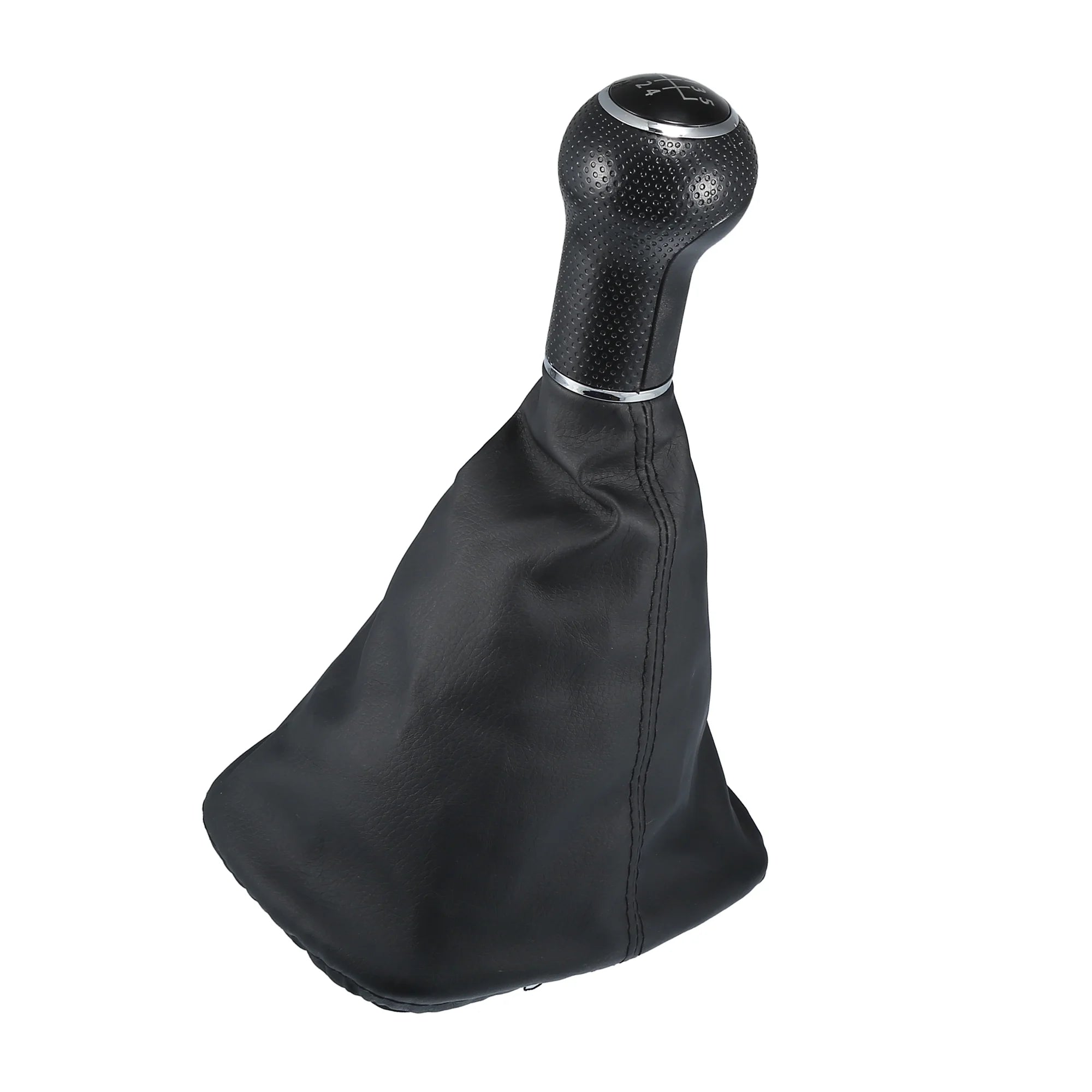 Unique Bargains 5 Speed Gear Shift Knob Car Manual Gear Shift Lever for VW Golf IV/V 1998-2006 23MM Knob Head Black