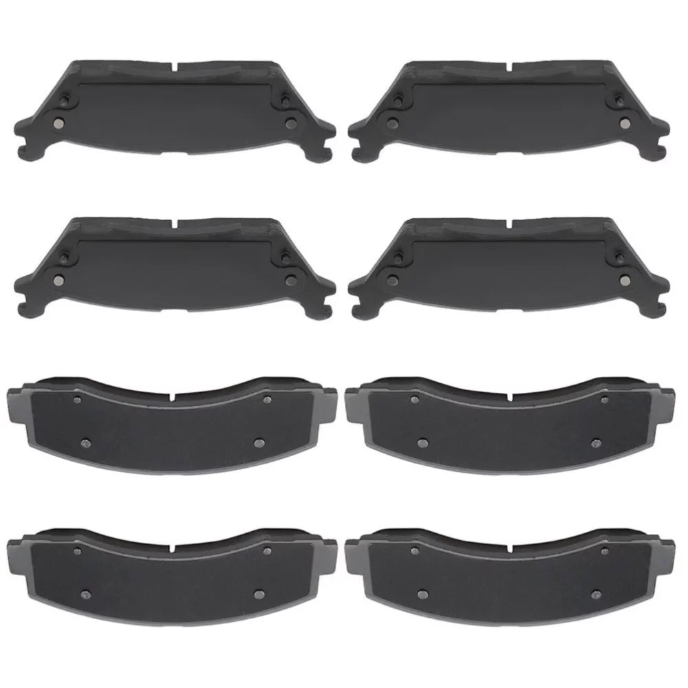 Teledu Front And Rear Brake Ceramic Pads For 2015-2017 2018 2019 Ford F-150 Kit