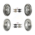 Transit Auto - Front Rear Ceramic Pads And Coated Disc Brake Rotors Kit For Mazda 3 Sport KGA-102434