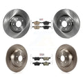 Transit Auto - Front Ceramic Rear Semi-Metallic Pads And Disc Brake Rotors Kit For Ford Escape K8A-102736