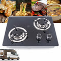 DENEST Boat Caravan RV Camper 2/3 Burner Gas Stove Hob Cooktop Black