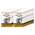 Crock-Pot 3-7 Quart Slow Cooker Clear Plastic Liners, 6 Liners per Pack, 20-Packs of 6, 120 Liners