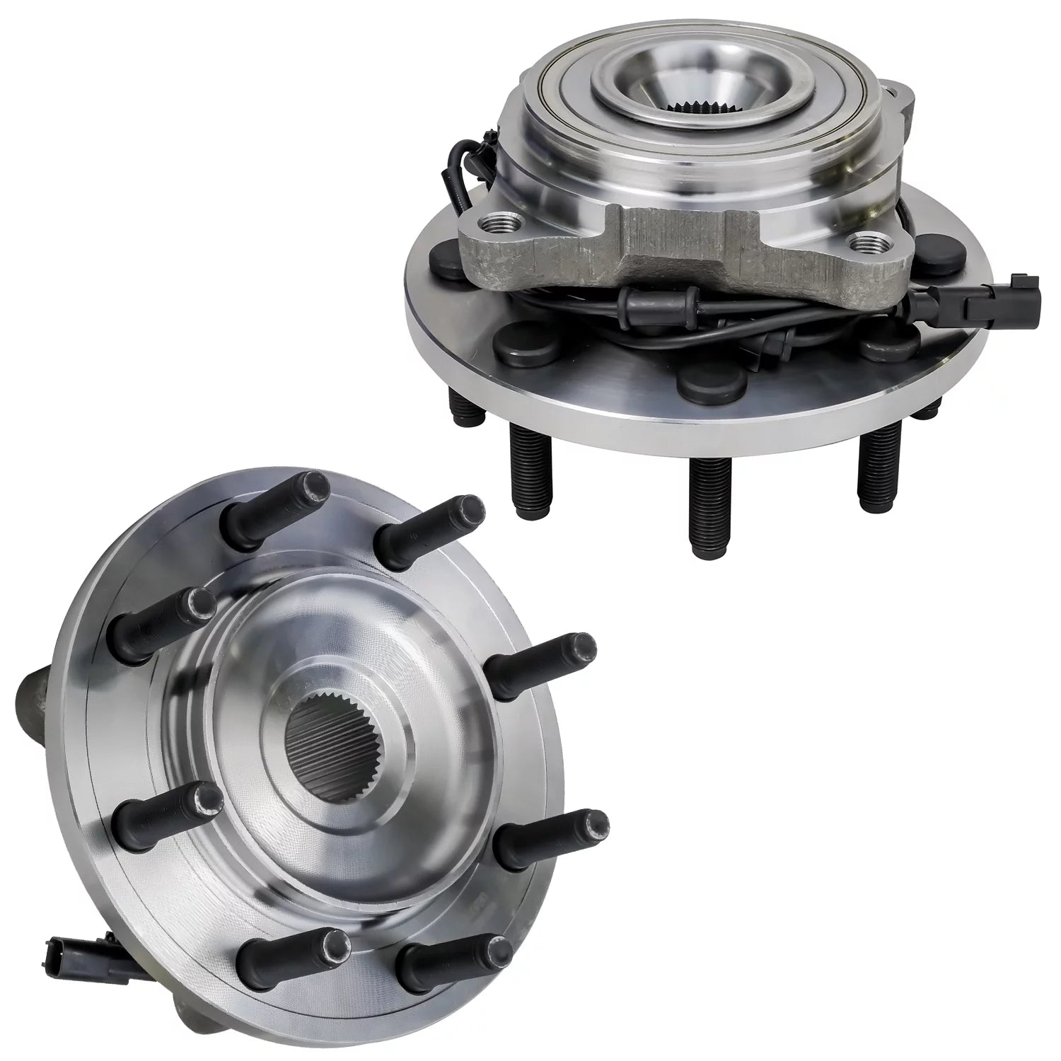 Detroit Axle - 4WD Front Wheel Bearing Hubs for 2012-2013 Ram 2500 3500, Replacement Ram 2500 3500 [8 Lug Models] Wheel Bearing and Hubs Assembly, Pair Hubs