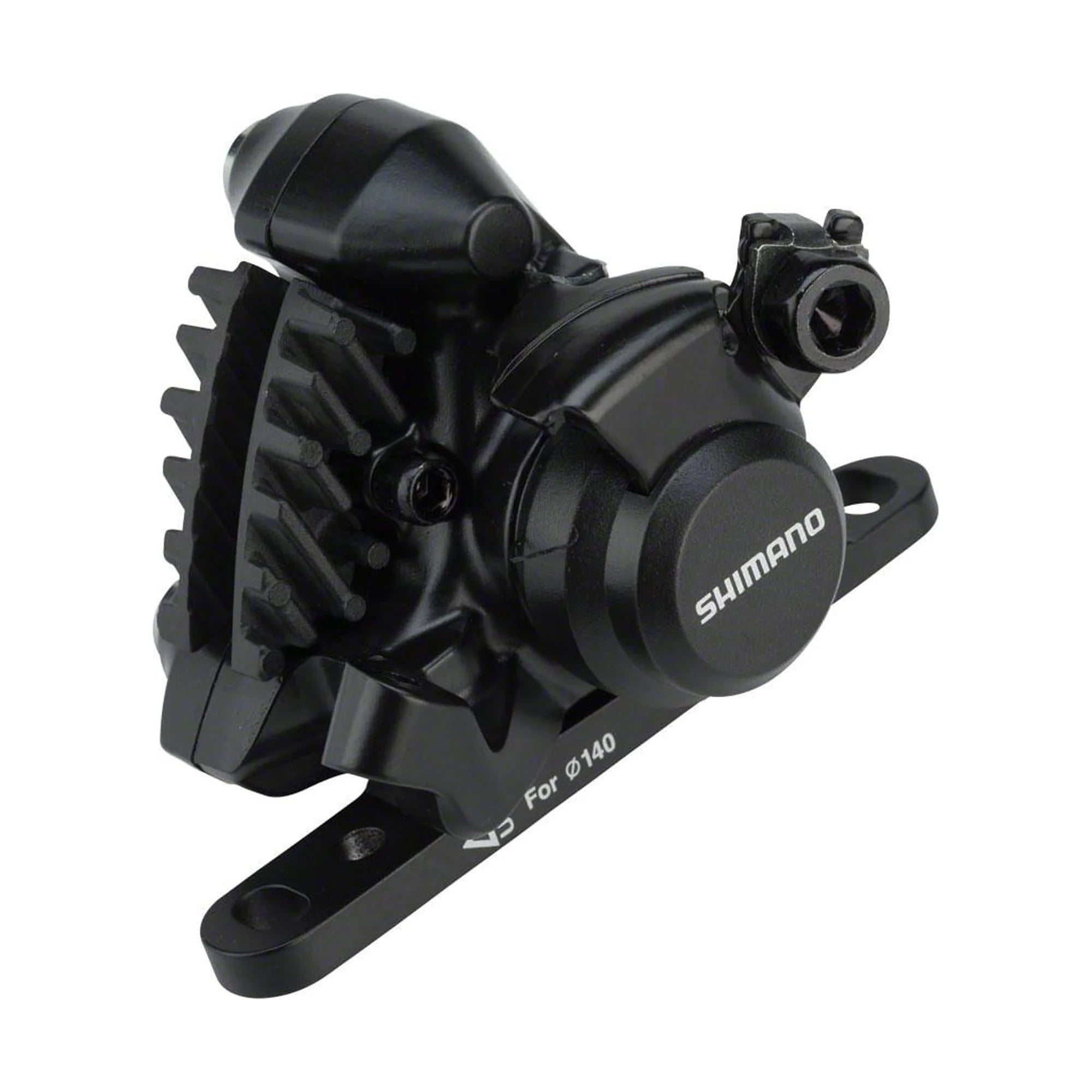 Shimano BR-RS305 Front Flat-Mount Disc Brake Caliper with Resin Pads with Fins