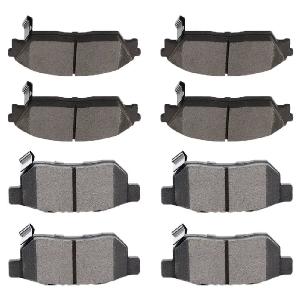 Teledu Front and Rear Brake Ceramic Pads For Honda 88-89 Civic Wagon Wagon 2WD Noise