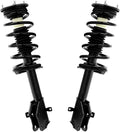 Detroit Axle - Front Struts for 2011-2014 Ford Edge 2011-2015 Lincoln MKX Complete 2 Struts with Coil Spring 2011 2012 2013 2014 Replacement Quick Install Ready Struts Assembly