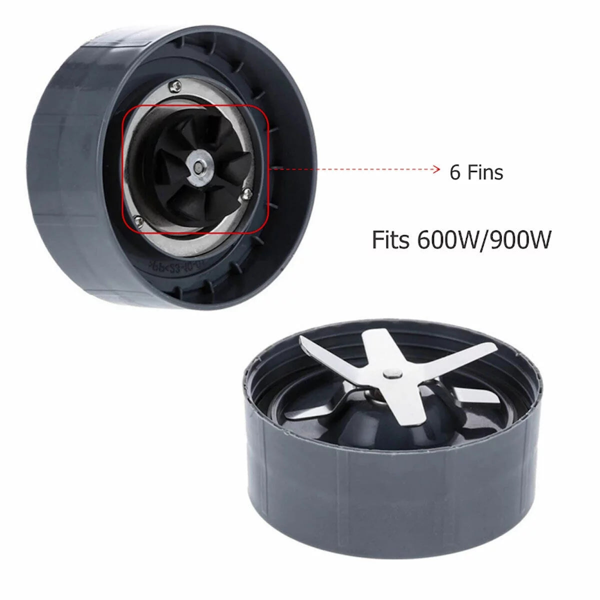 Replacement Extractor Blade Blender Parts 1 & Gasket, Compatible with Nutri Bullet NB,101B & 101S.