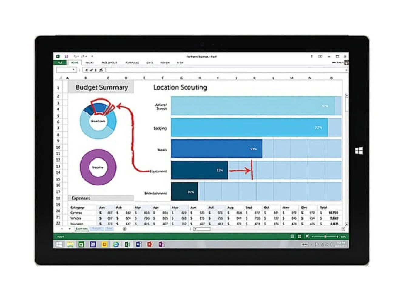 Restored Microsoft Surface Pro 3 PU2-00001 512GB Windows 8.1 Pro Intel Core i7 (Refurbished)