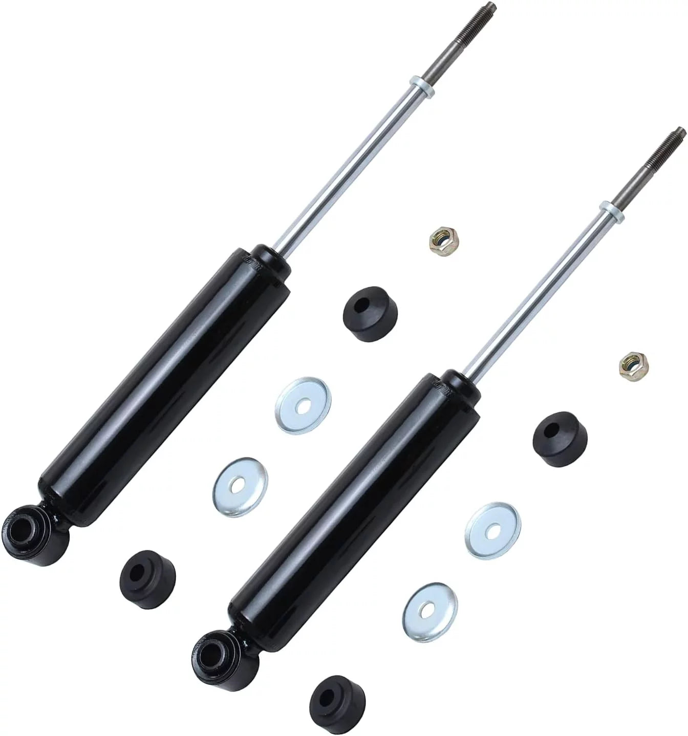 Detroit Axle - 2 Front Shock Absorbers for 4WD 1987-2004 Dodge Dakota, 1998-2003 Durango, Front Replacement Shocks Pair