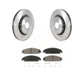 Transit Auto - Front Disc Brake Rotors And Semi-Metallic Pads Kit For Dodge Charger With 355mm Diameter Rotor K8S-103521