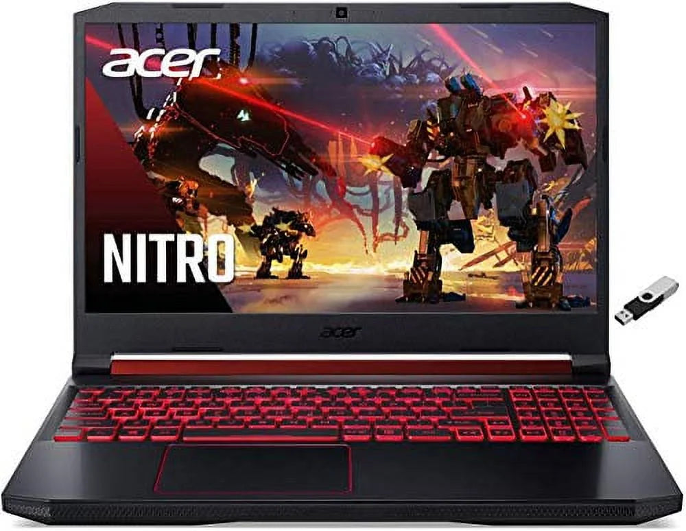 Acer Newest AN515 Nitro 5 Gaming Laptop 15.6 FHD 144 Hz IPS 10th Quad-Core Intel Core i5-10300H NVIDIA 4GB RTX 3050 16GB DDR4 1TB NVMe SSD Wi-Fi 6 Backlit Keyboard Windows 10 w/ 32GB USB