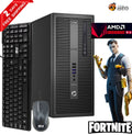 Restored HP EliteDesk 800 G2 Gaming Computer Tower, Intel Core i3 6th Gen. Processor, 8GB DDR4 Ram, 512GB M.2 SSD, AMD RX 550 4GB DDR5, Keyboard and Mouse, WiFi Windows 10 Desktop PC (Refurbished)