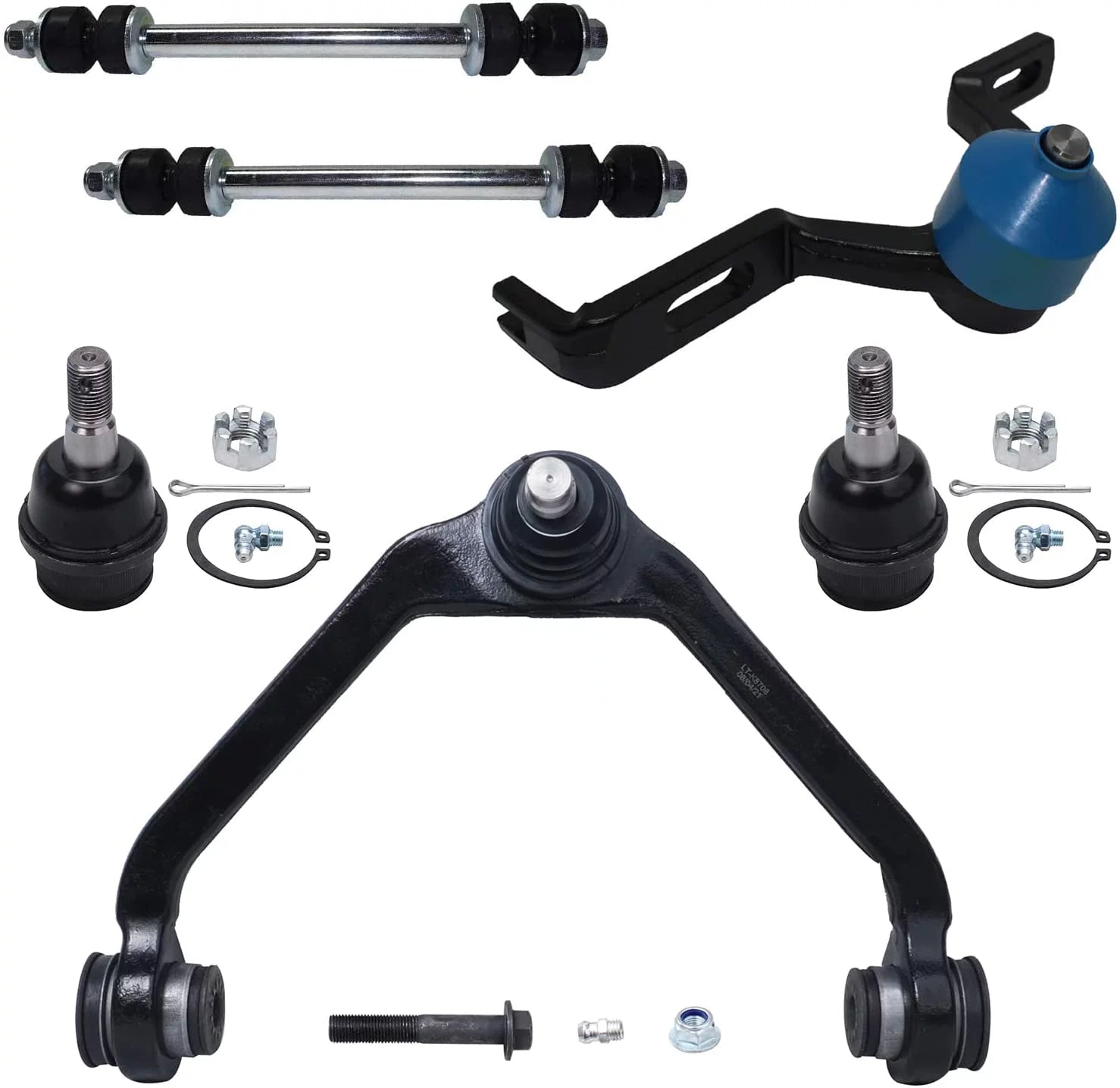 Detroit Axle - Front 6pc Control Arms Kit for Ford Explorer Sport Trac Ranger Mercury Mountaineer Mazda B2500 B3000 B4000, 2 Upper Control Arms 2 Sway Bars 2 Lower Ball Joints