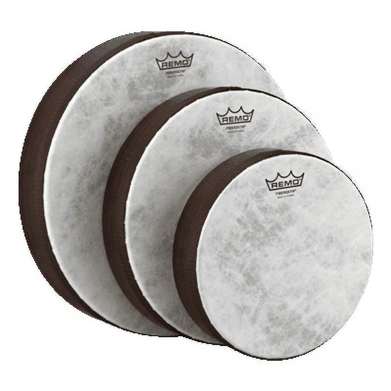 Remo Fiberskyn HD-8501-03 Frame Drums, 3-Piece Pack, 8, 10, 12